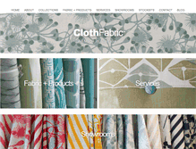 Tablet Screenshot of clothfabric.com